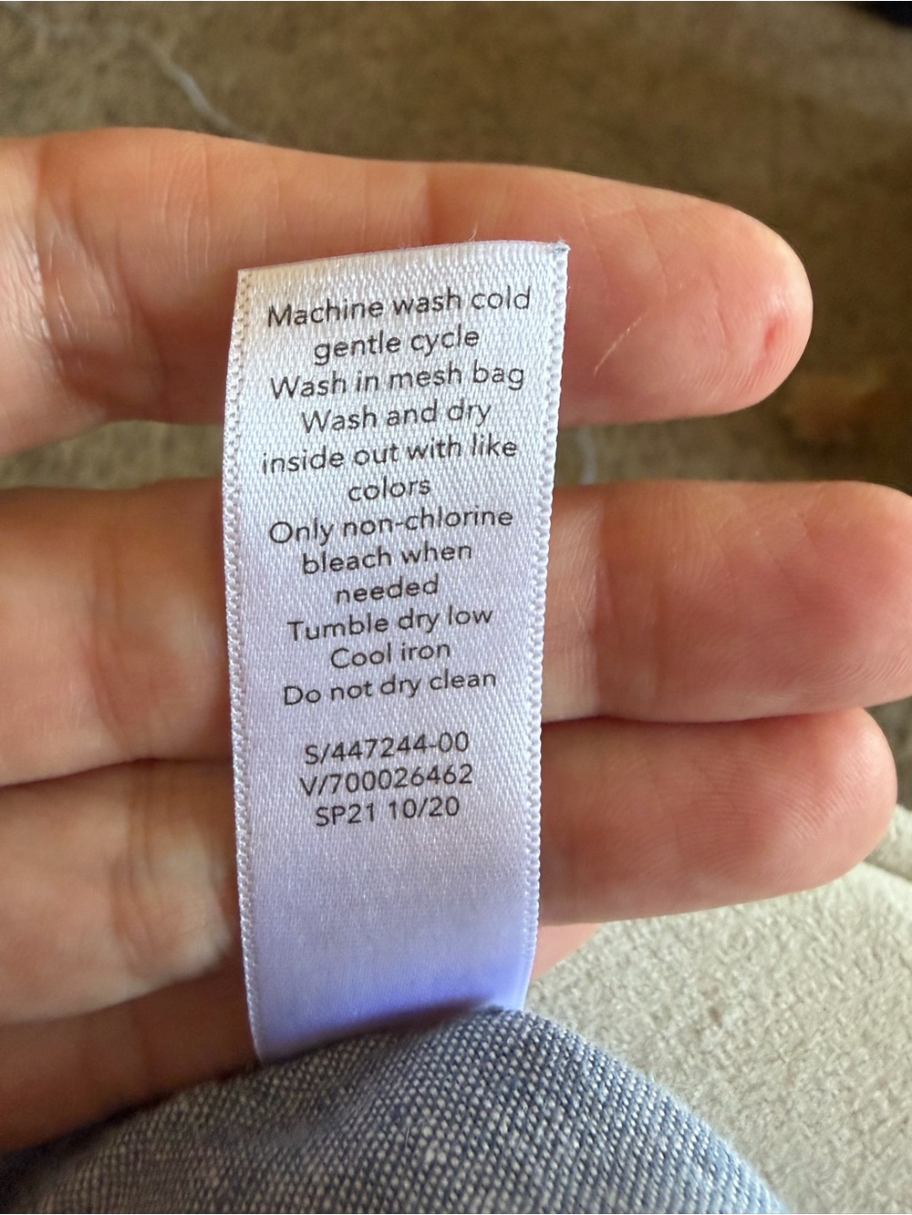 Linen Athleta Summer Pants in Chambray - Picture 6 of 7